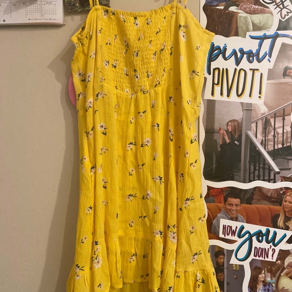 Breezy yellow dress